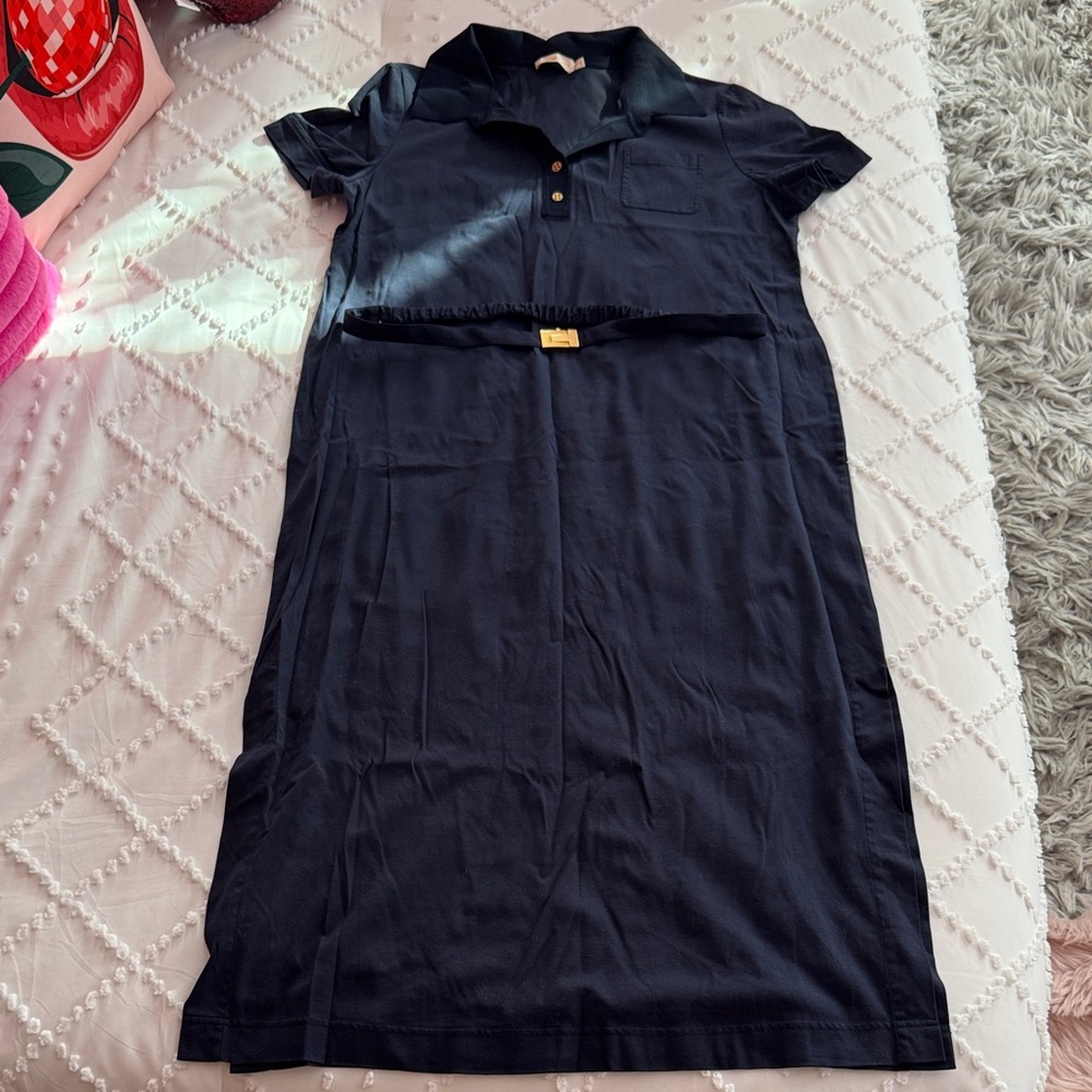 Tory Burch Navy Polo Dress